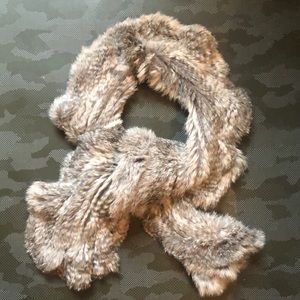Rabbit Fur Scarf